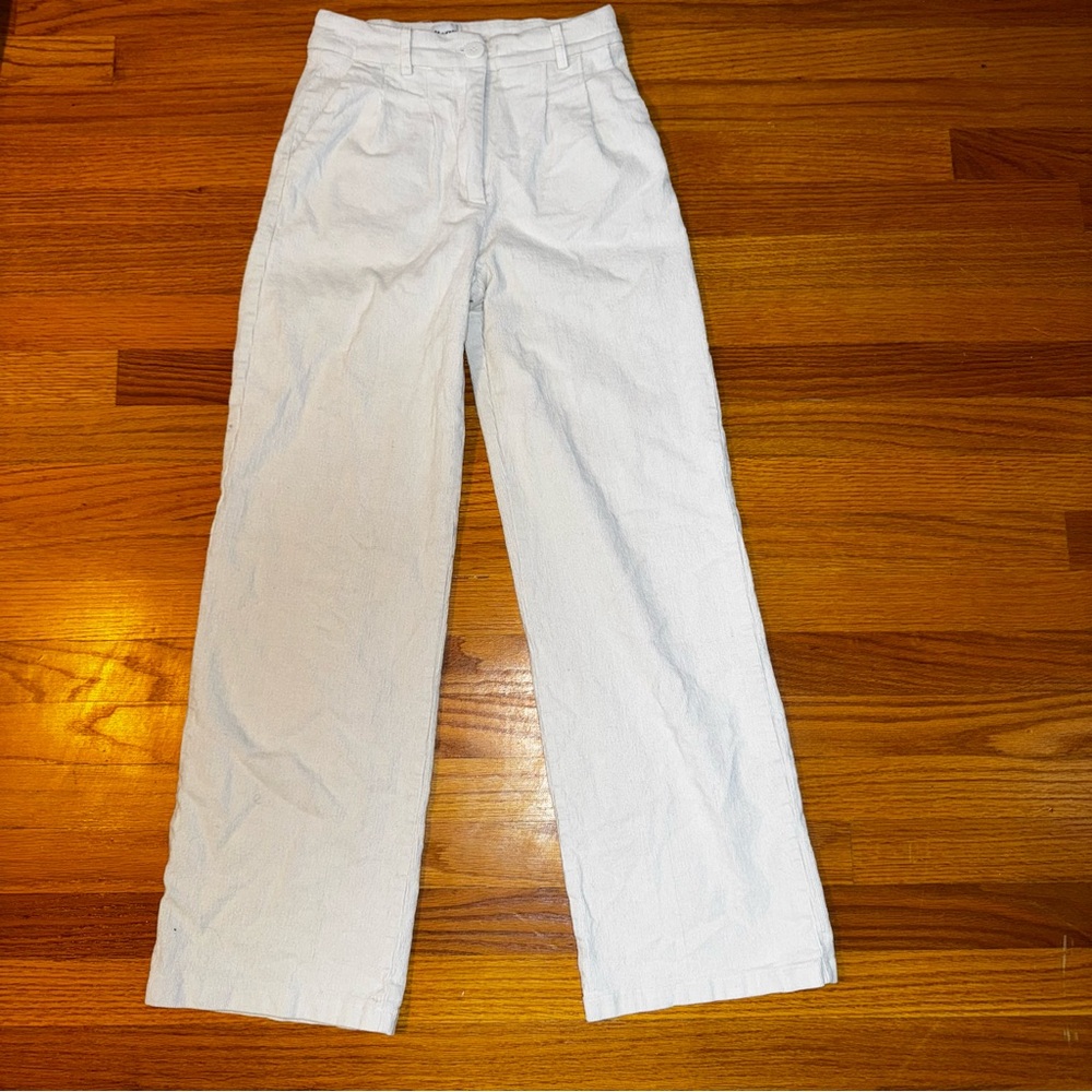 Princess Polly Cream (Winter White) Corduroy Pants. Size 6‎